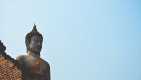 Silent Buddhist Statue in Thailand